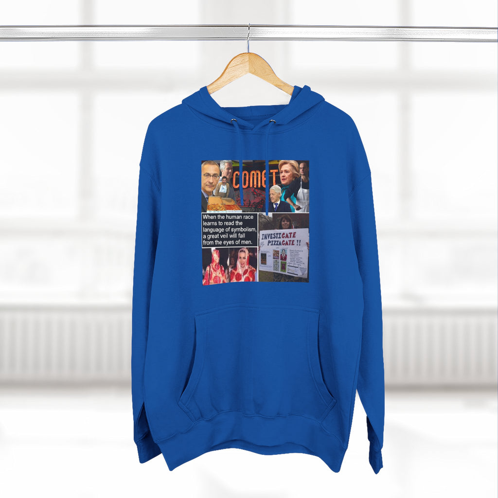 The SCIF "Pizzagate Collage" Fleece hoodie