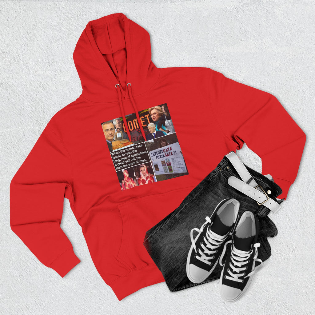 The SCIF "Pizzagate Collage" Fleece hoodie