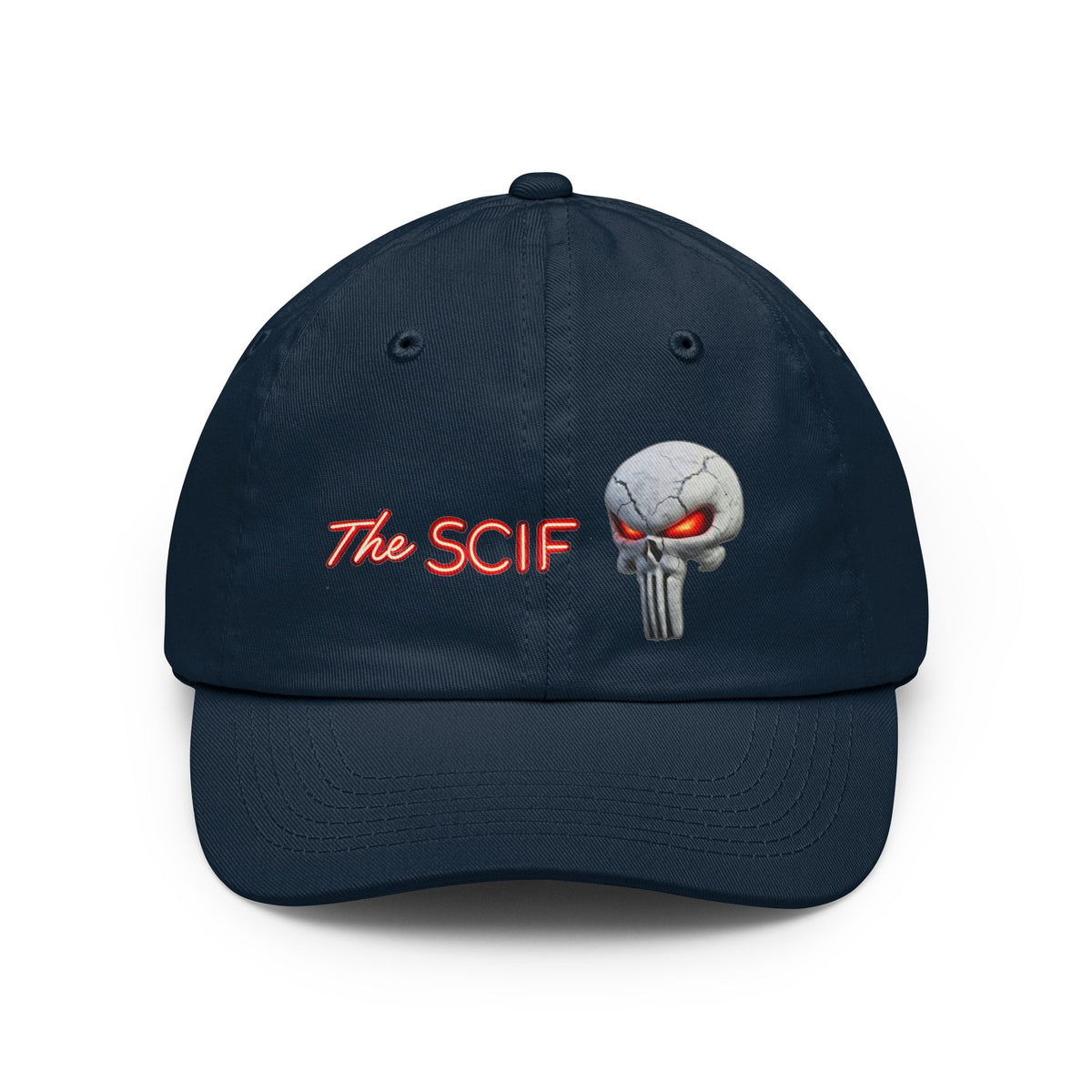 The SCIF Skull Strapback hat