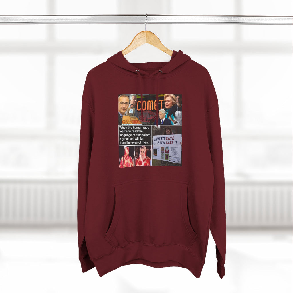 The SCIF "Pizzagate Collage" Fleece hoodie