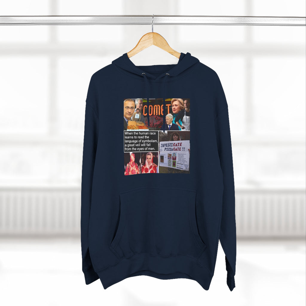 The SCIF "Pizzagate Collage" Fleece hoodie
