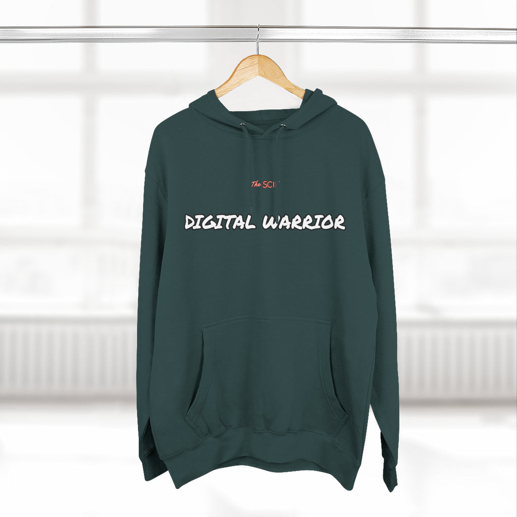The SCIF "Digital Warrior" Hoodie with "Truth Is The Most Effective Weapon" Back Quote