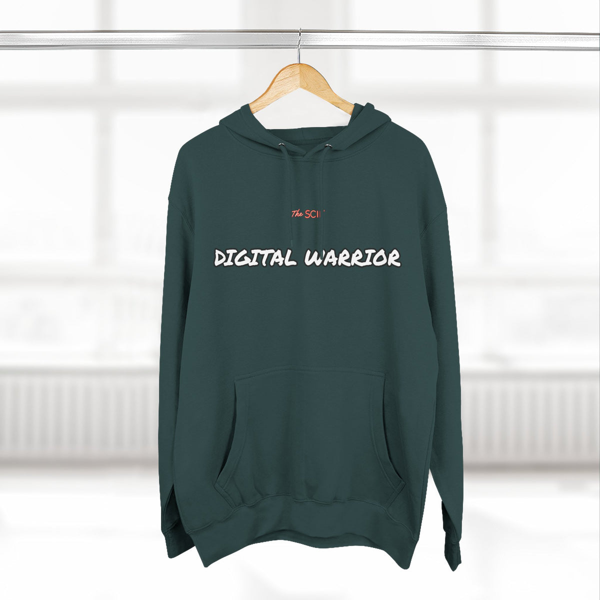 The SCIF "Digital Warrior" Hoodie with "Truth Is The Most Effective Weapon" Back Quote