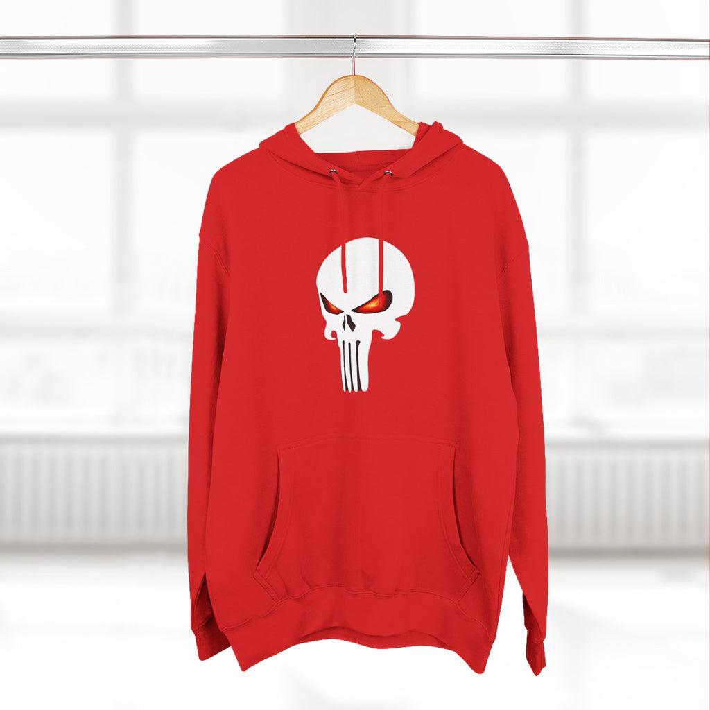 The SCIF Skull "Solid White," Back Quote "Truth Is the Most Effective Weapon," Hoodie
