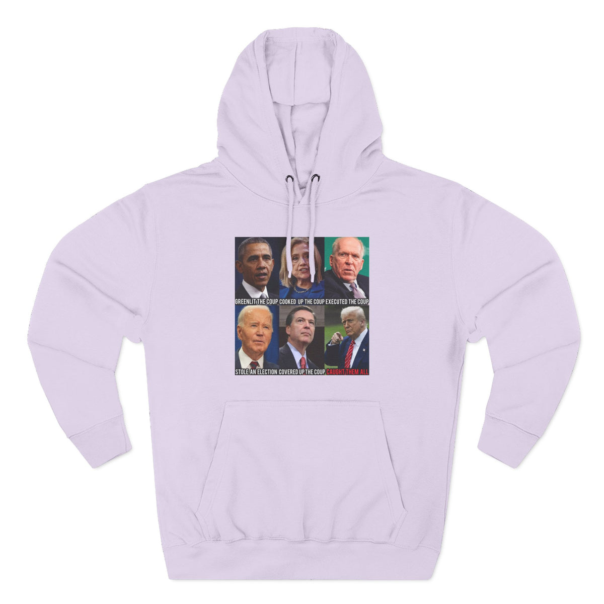 The SCIF Political Figures "Caught Them All" Fleece Hoodie