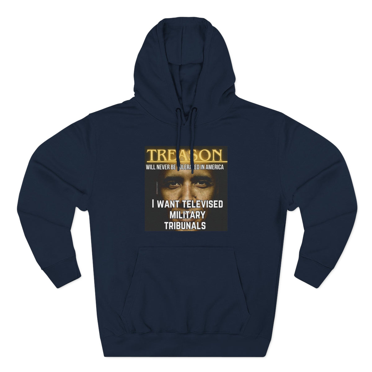 The SCIF "Treason" Televised Military Tribunals Graphic Hoodie