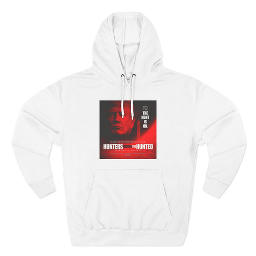 The SCIF "Hunters Become the Hunted Hoodie" – Red Noir Graphic Fleece Pullover