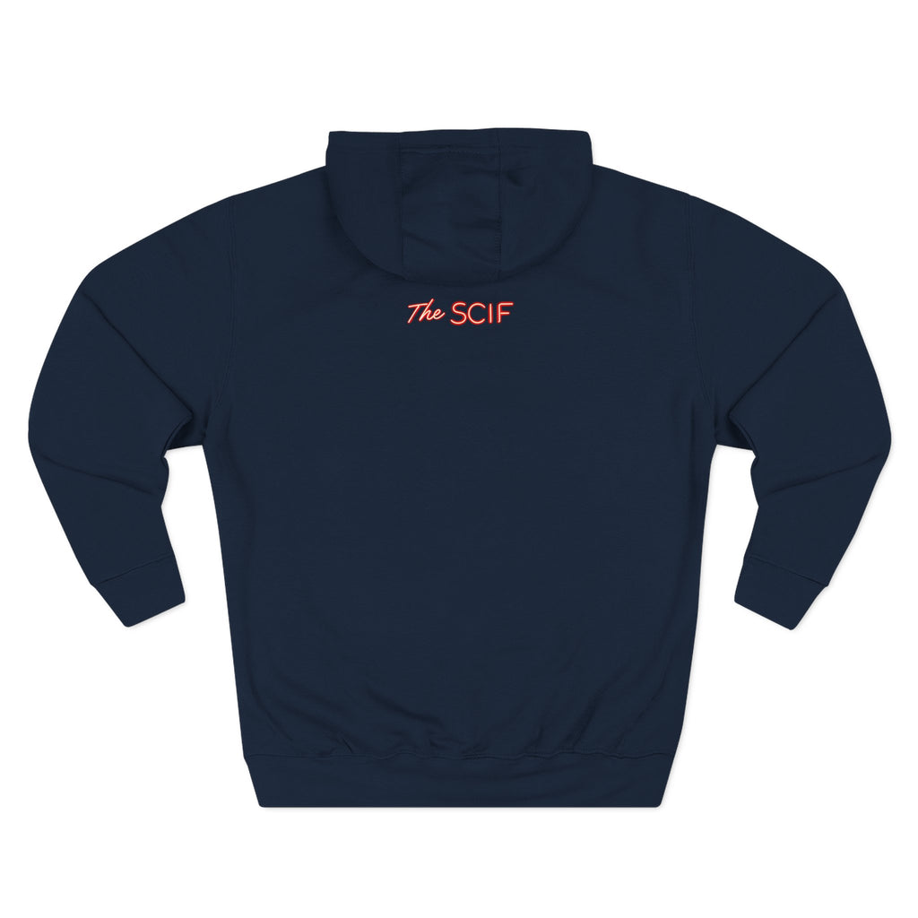 The SCIF "Treason" Televised Military Tribunals Graphic Hoodie