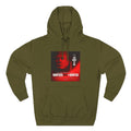 The SCIF "Hunters Become the Hunted Hoodie" – Red Noir Graphic Fleece Pullover