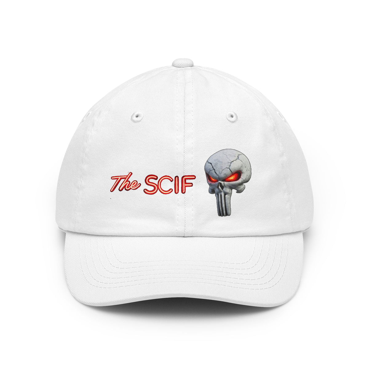 The SCIF Skull Strapback hat