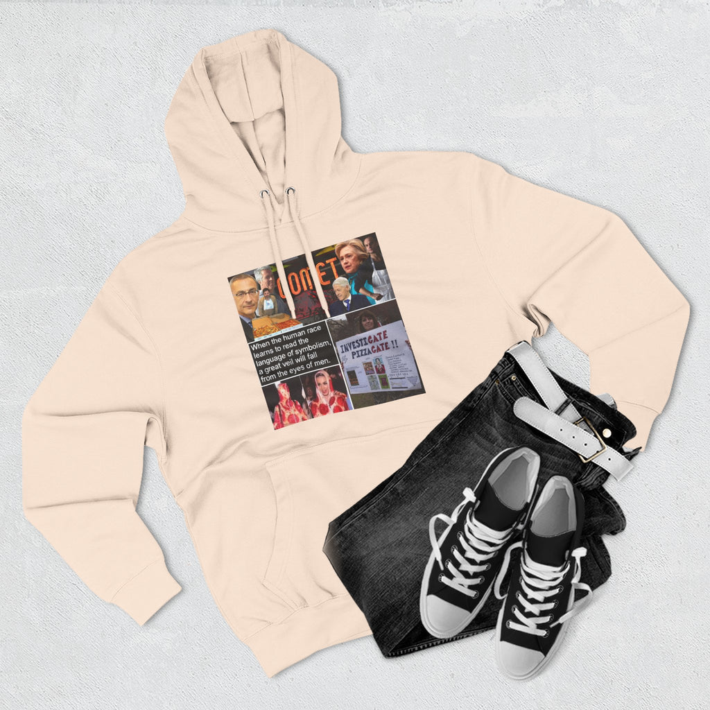 The SCIF "Pizzagate Collage" Fleece hoodie