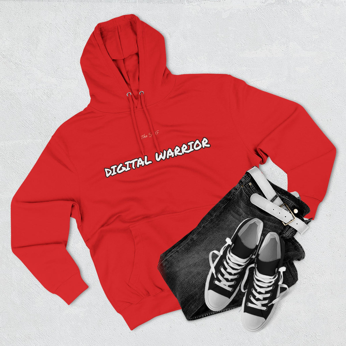The SCIF "Digital Warrior" Hoodie with "Truth Is The Most Effective Weapon" Back Quote