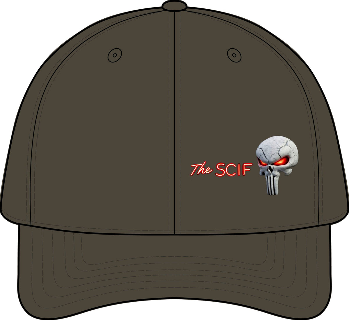 The SCIF Graphic Cap bottom left