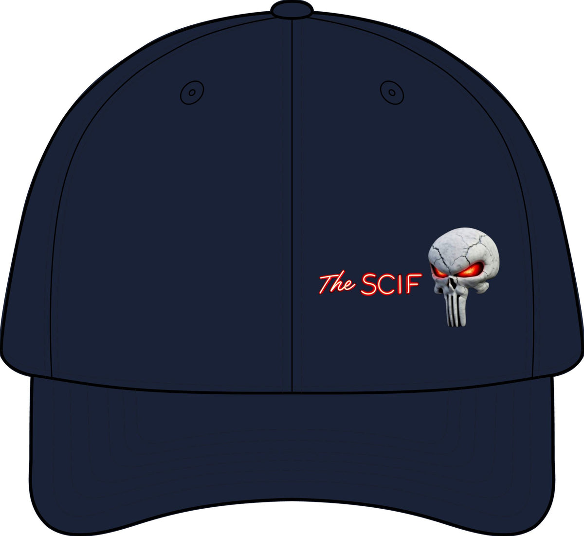 The SCIF Graphic Cap bottom left