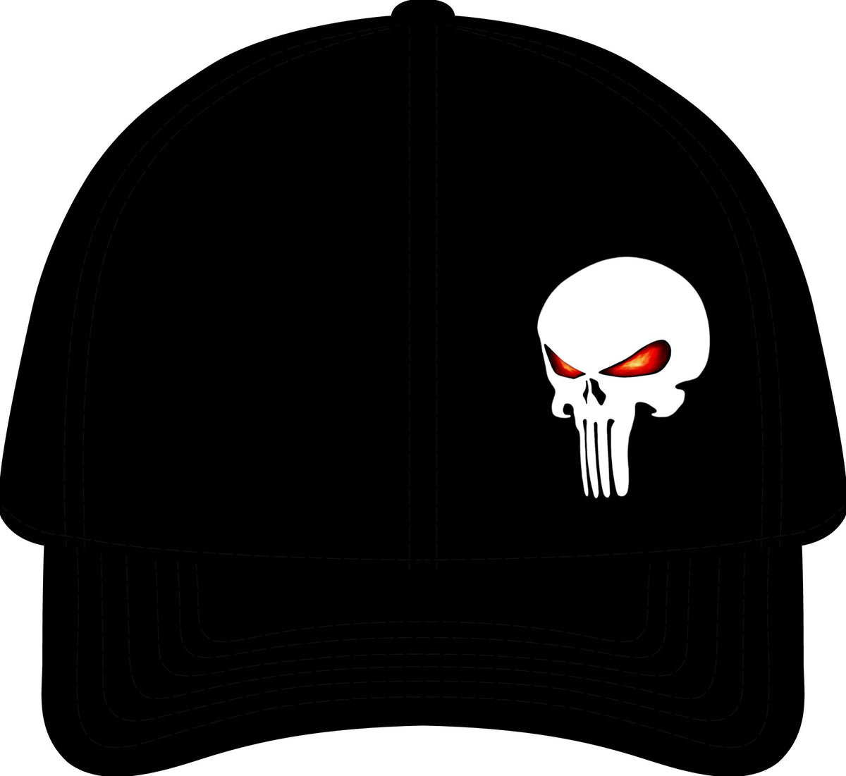 The SCIF Skull "Solid White" Graphic strapback