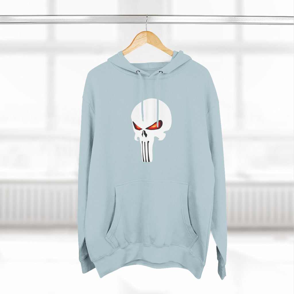 The SCIF Skull "Solid White," Back Quote "Truth Is the Most Effective Weapon," Hoodie