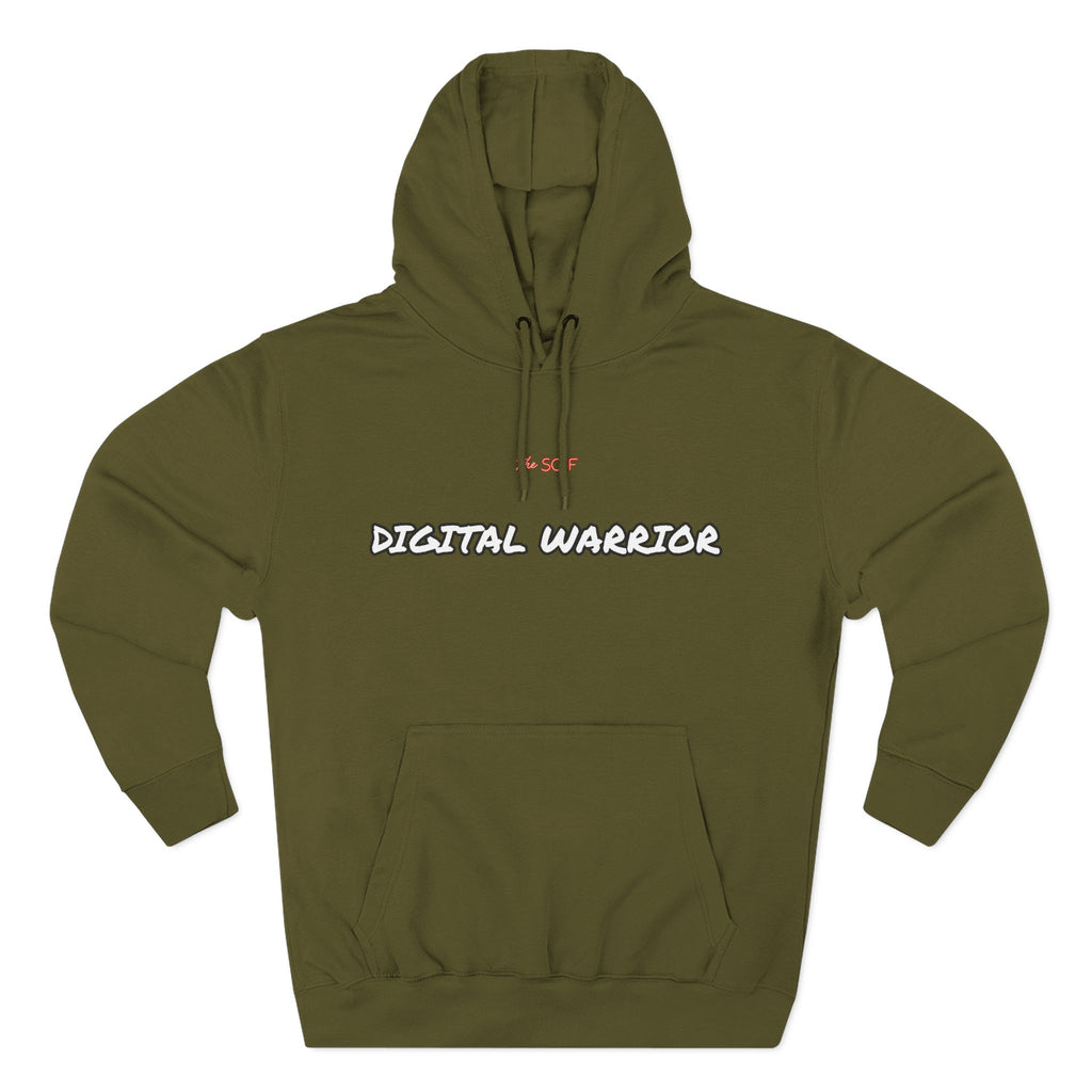 The SCIF "Digital Warrior" Hoodie with "Truth Is The Most Effective Weapon" Back Quote