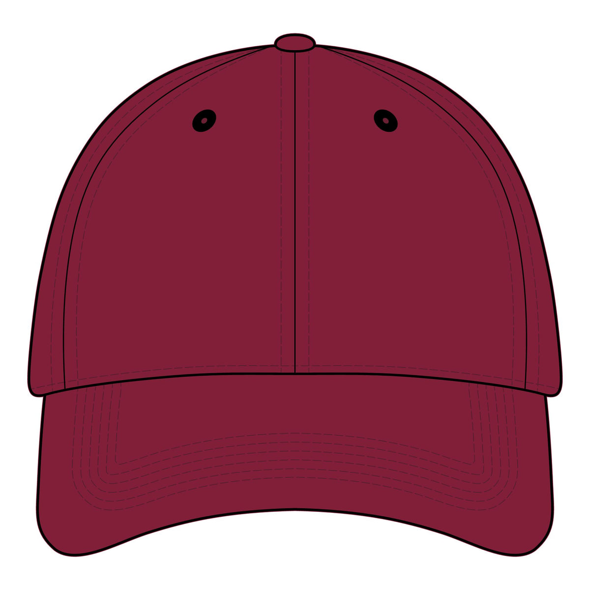 The SCIF Skull "Solid White" Embroidered Strapback