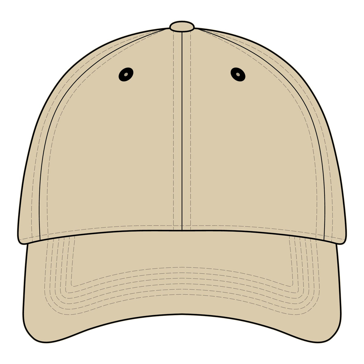 The SCIF Skull "Solid White" Embroidered Strapback
