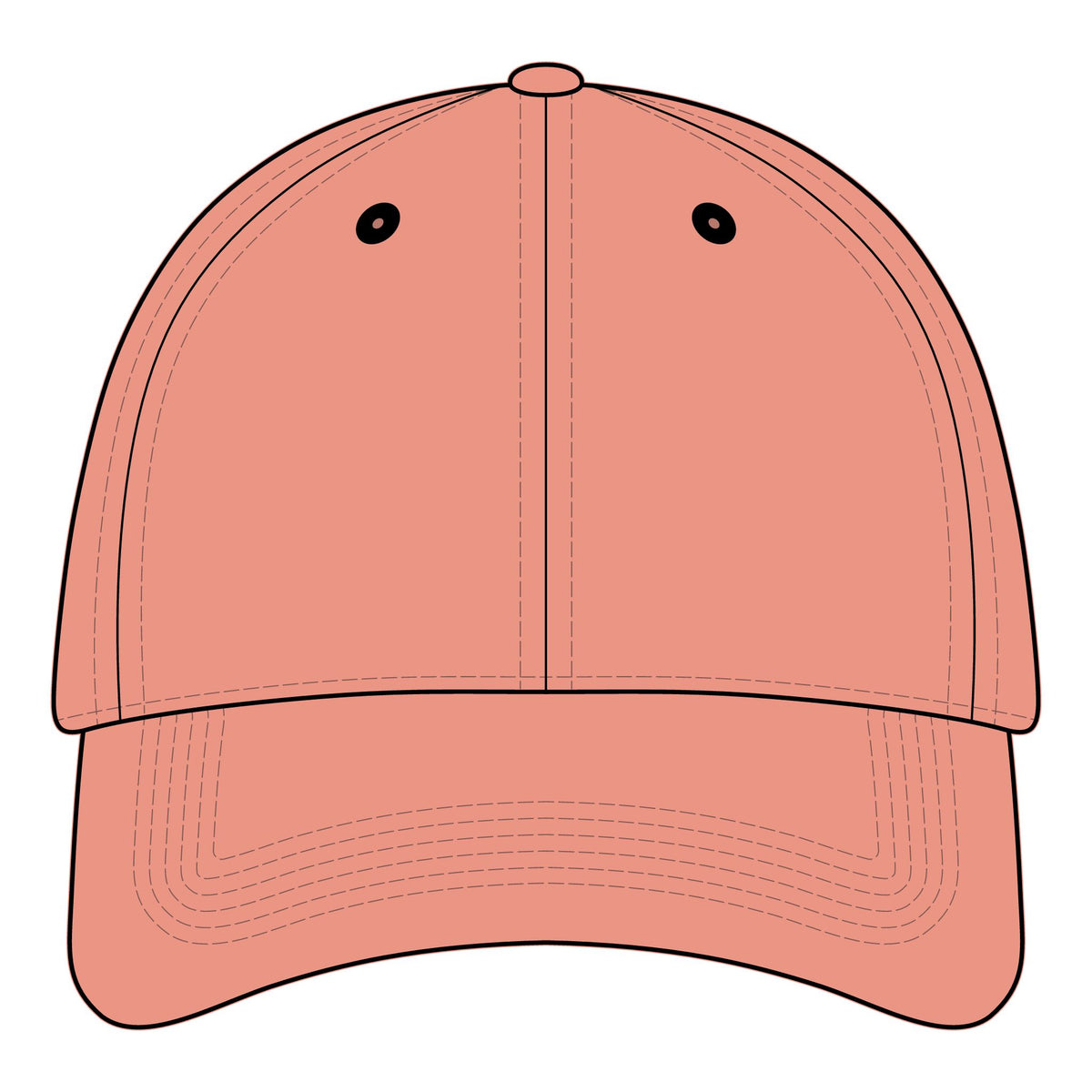 The SCIF Skull "Solid White" Embroidered Strapback