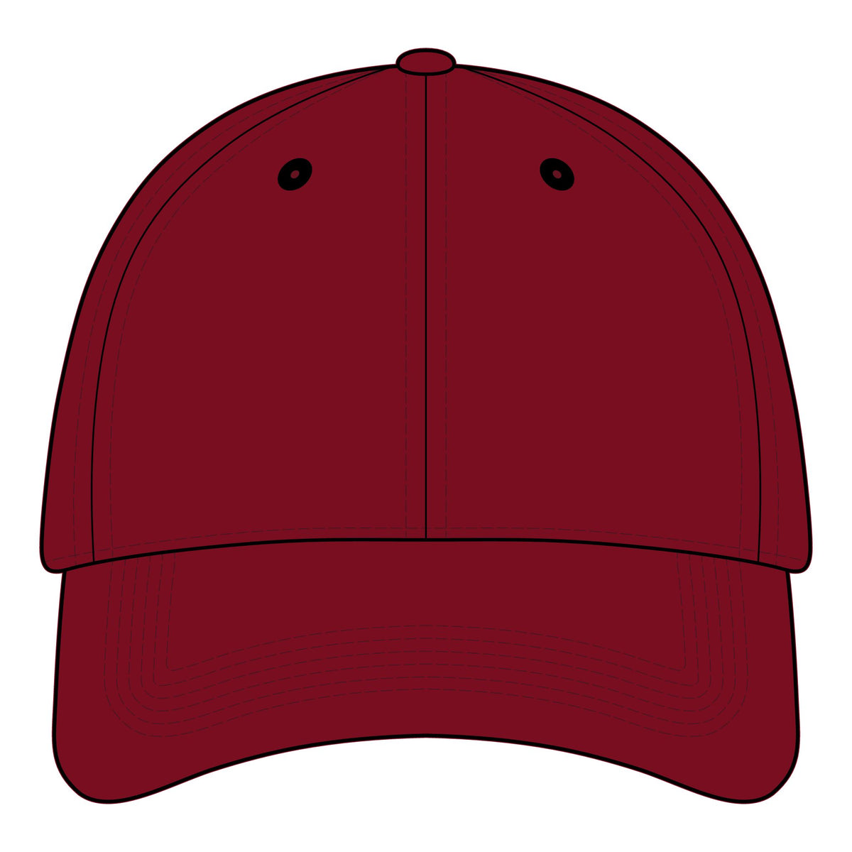 The SCIF Skull "Solid White" Embroidered Strapback