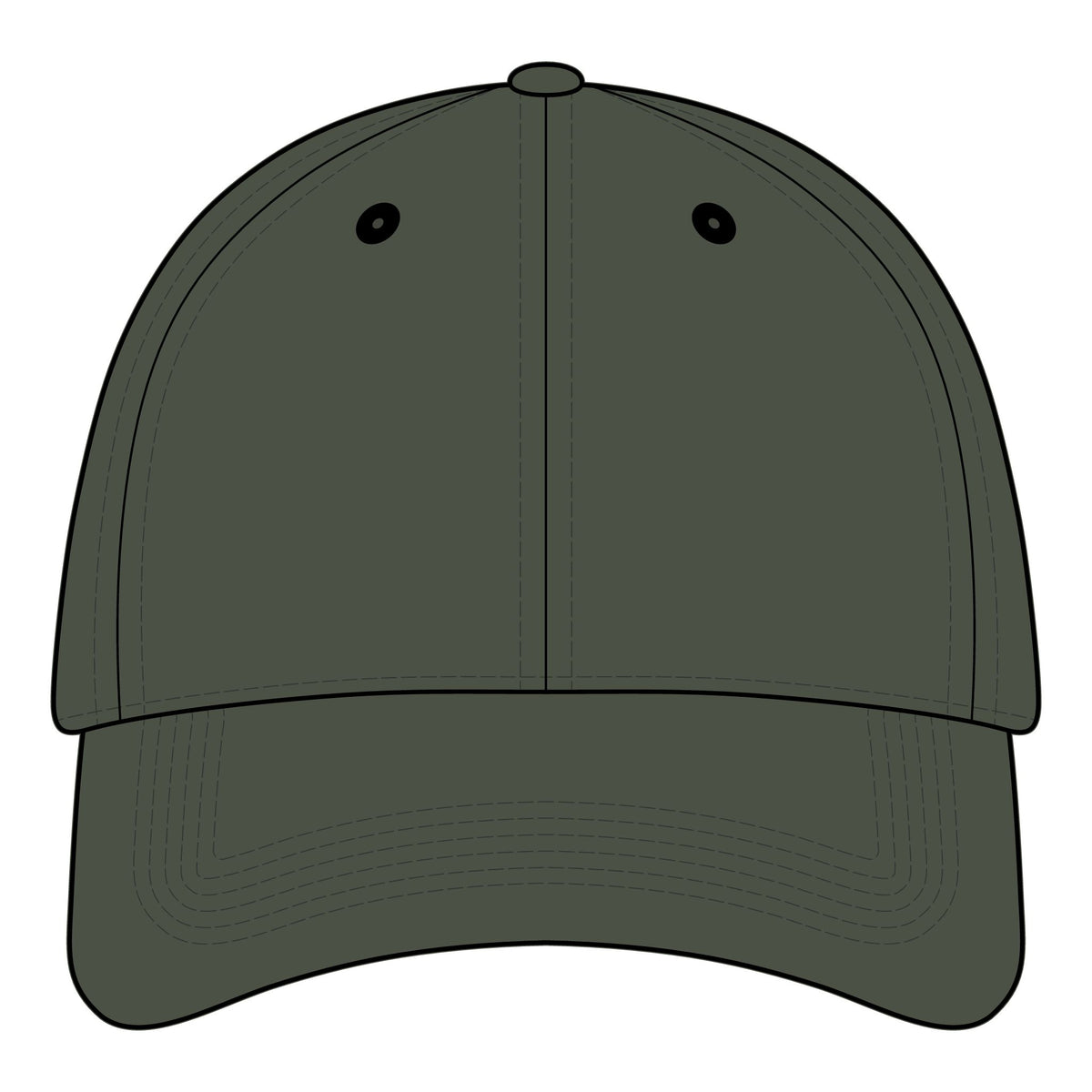 The SCIF Skull "Solid White" Embroidered Strapback