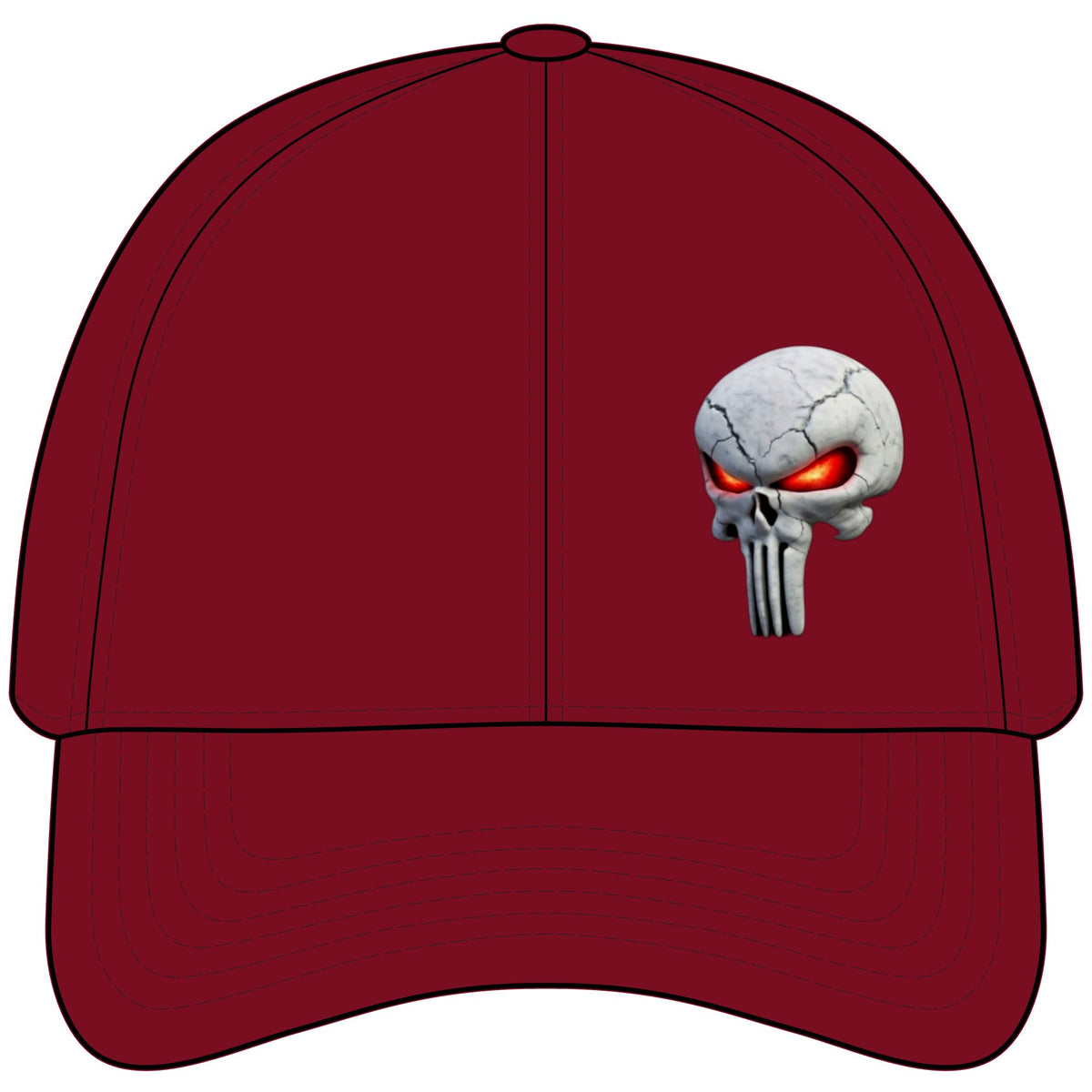 The SCIF Skull Strapback hat