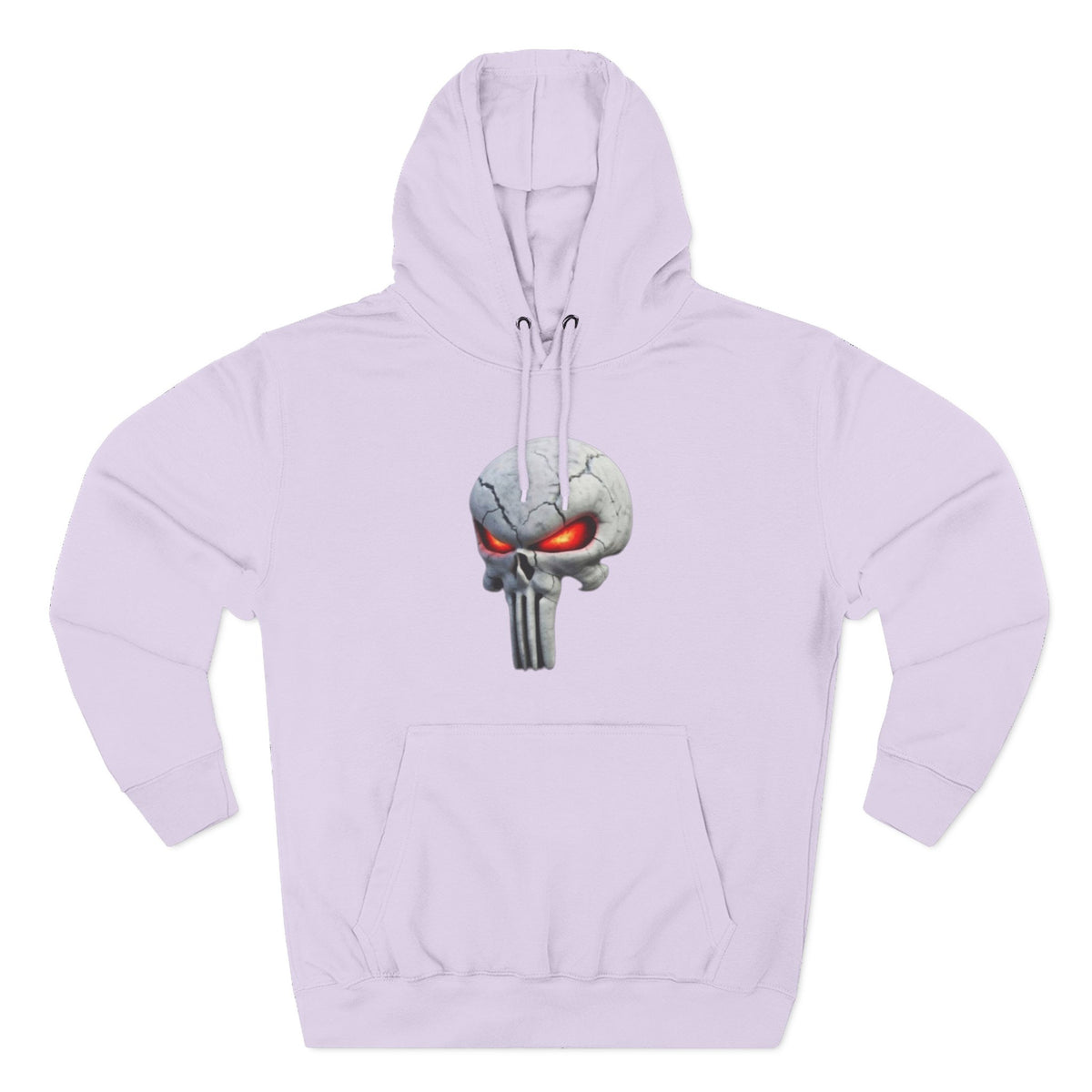 The SCIF Skull Hoodie with Red Glowing Eyes