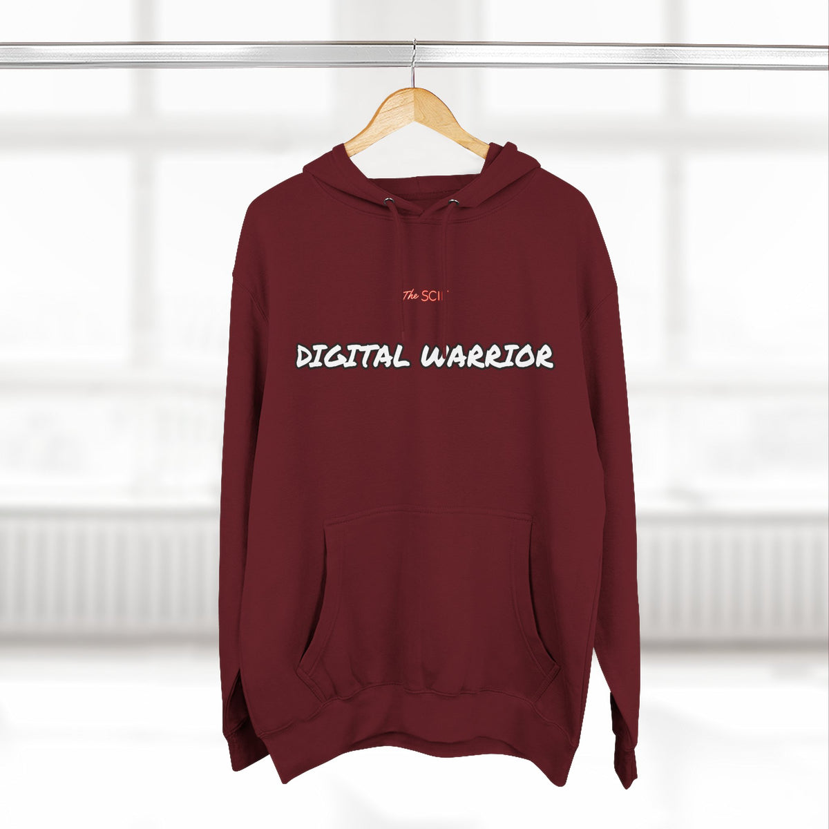 The SCIF "Digital Warrior" Hoodie with "Truth Is The Most Effective Weapon" Back Quote