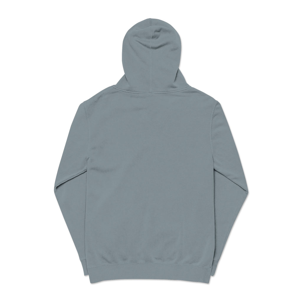 The SCIF "Solid White" Skull logo Embroidered Graphic Hoodie, Left Wrist "Digital Warrior" Embroidery, Right Wrist American Flag Graphic Embroidery.