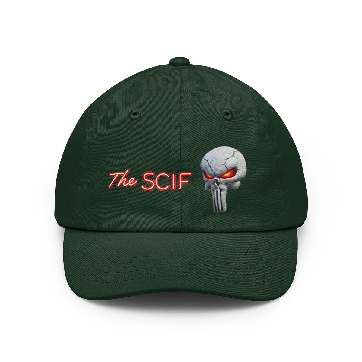 The SCIF Skull Strapback hat