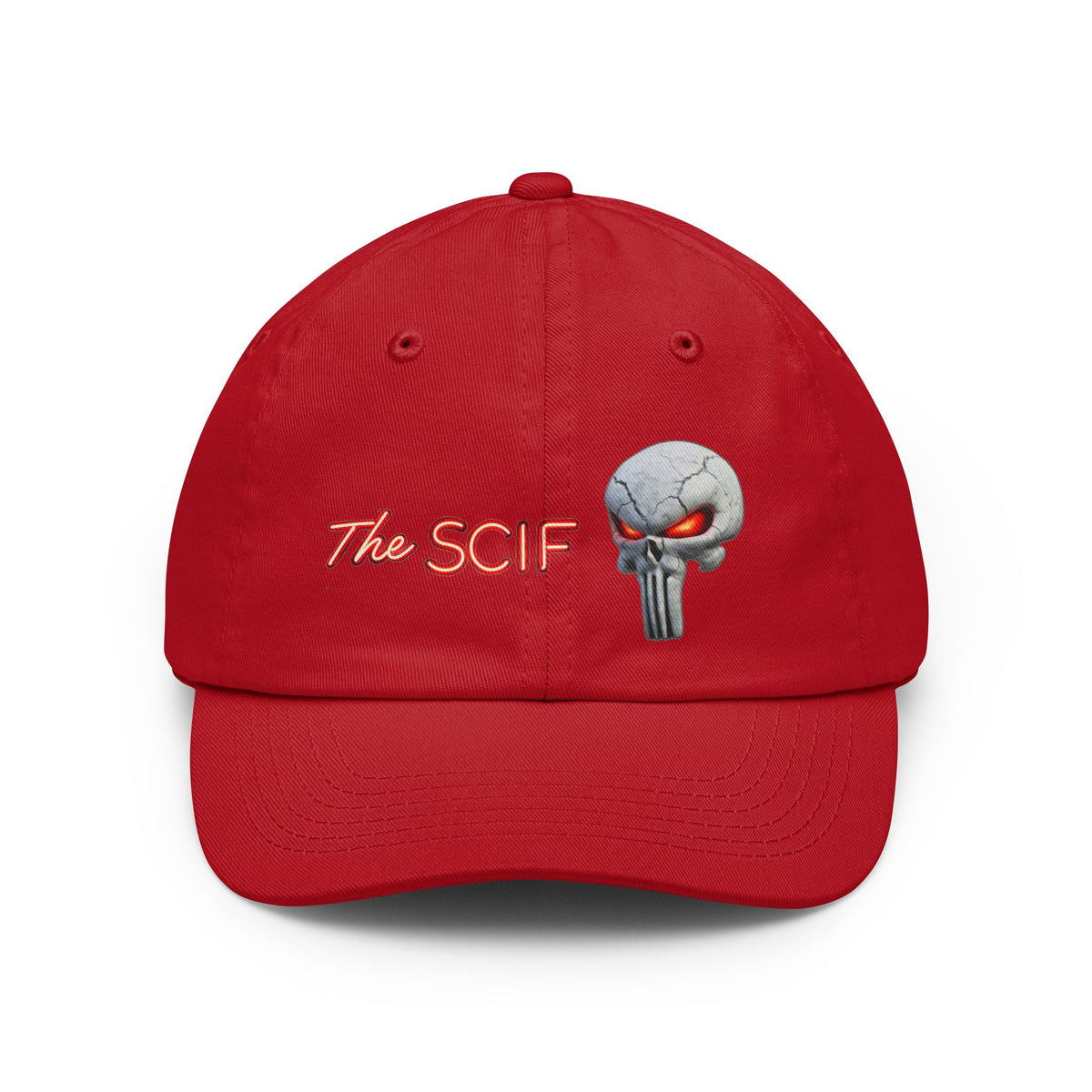 The SCIF Skull Strapback hat