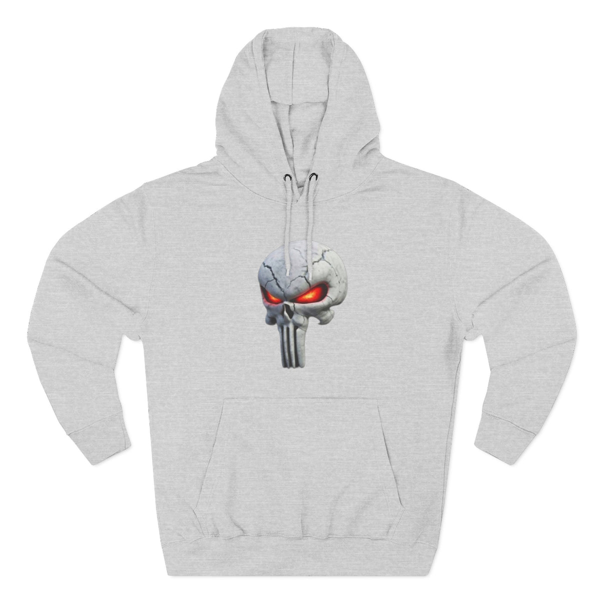 The SCIF Skull Hoodie with Red Glowing Eyes