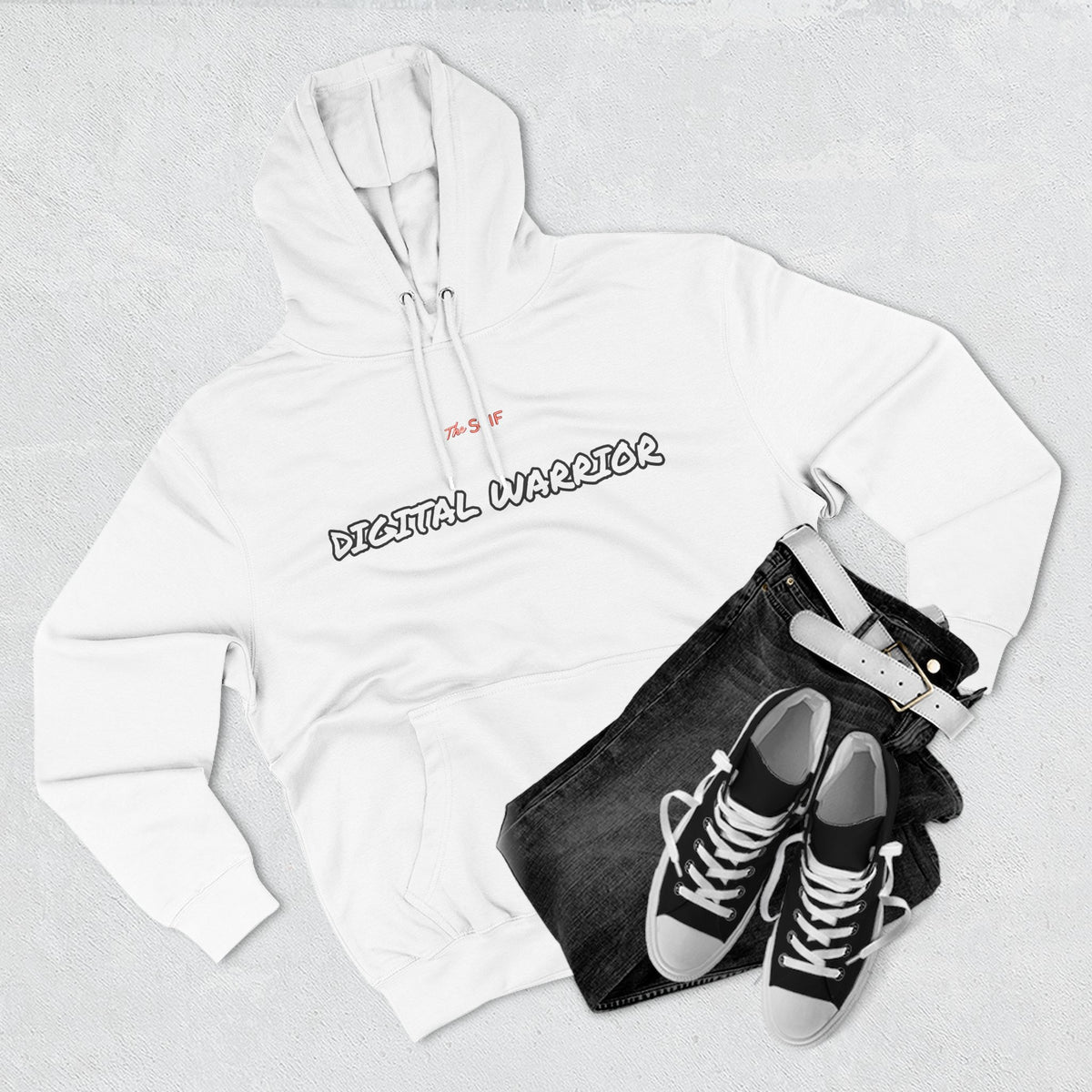 The SCIF "Digital Warrior" Hoodie with "Truth Is The Most Effective Weapon" Back Quote