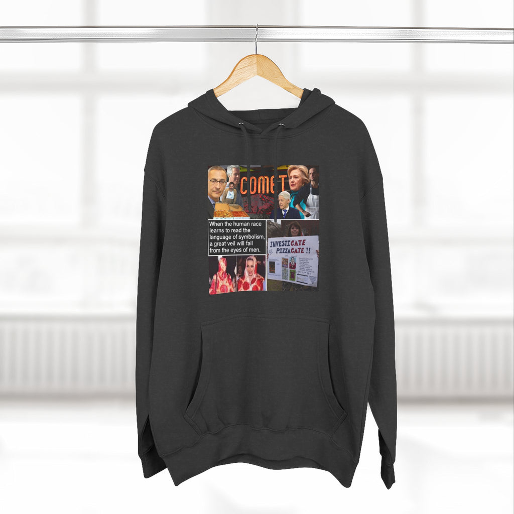 The SCIF "Pizzagate Collage" Fleece hoodie