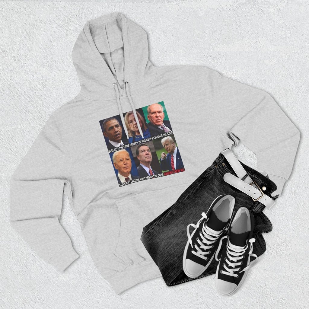 The SCIF Political Figures "Caught Them All" Fleece Hoodie