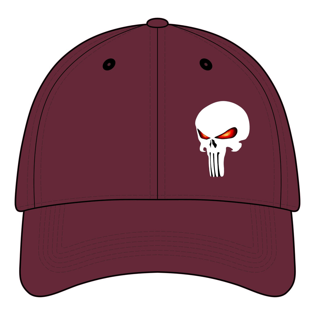 The SCIF Skull "Solid White" Embroidered Strapback