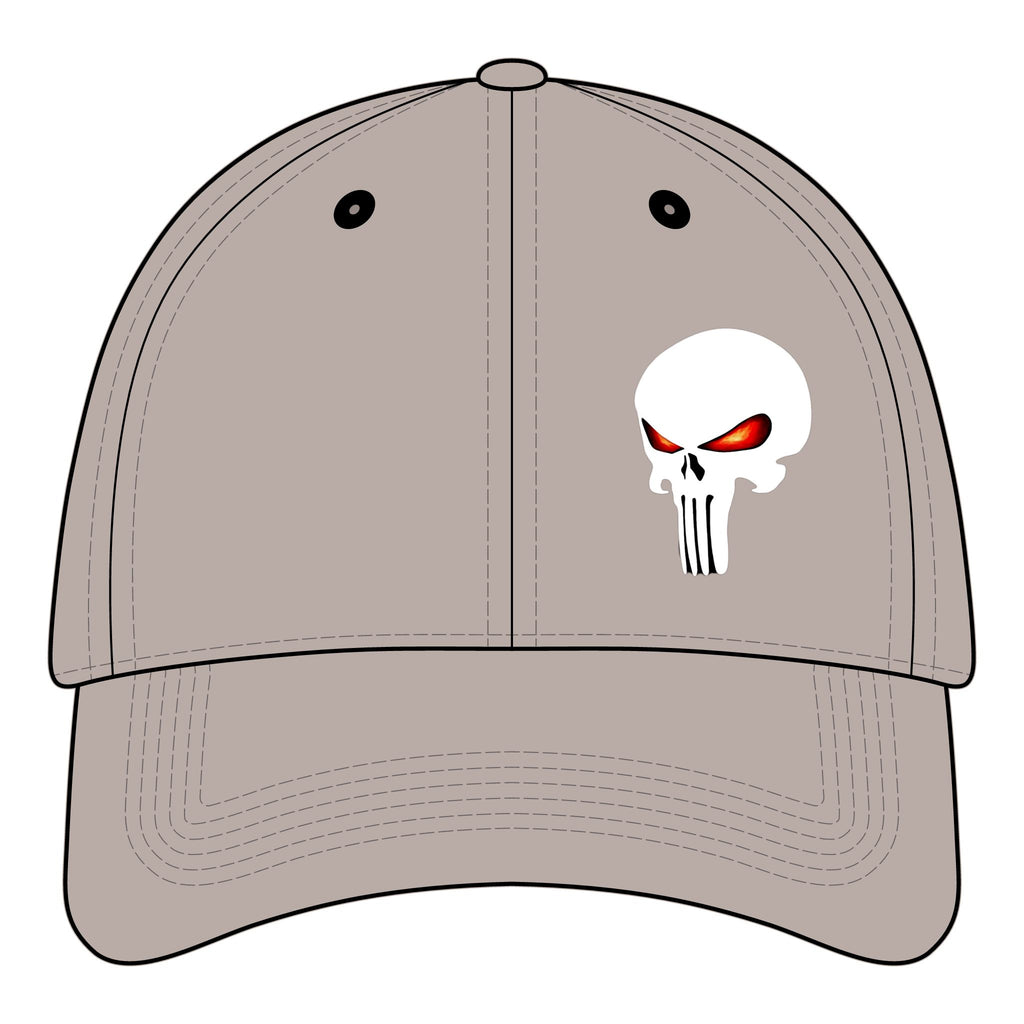 The SCIF Skull "Solid White" Embroidered Strapback