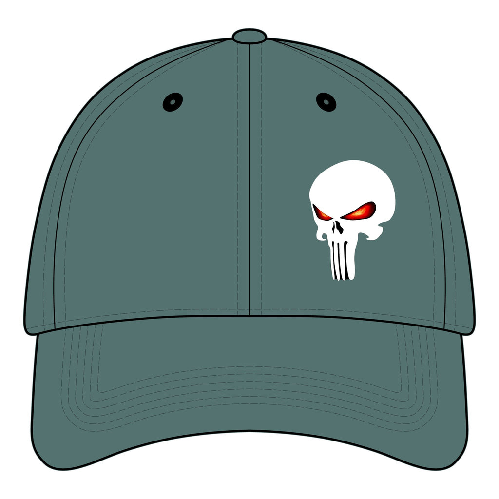 The SCIF Skull "Solid White" Embroidered Strapback