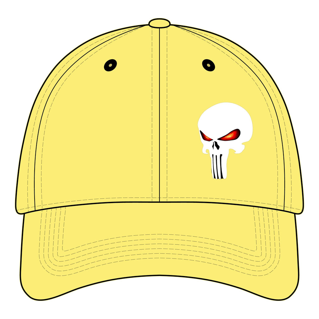 The SCIF Skull "Solid White" Embroidered Strapback