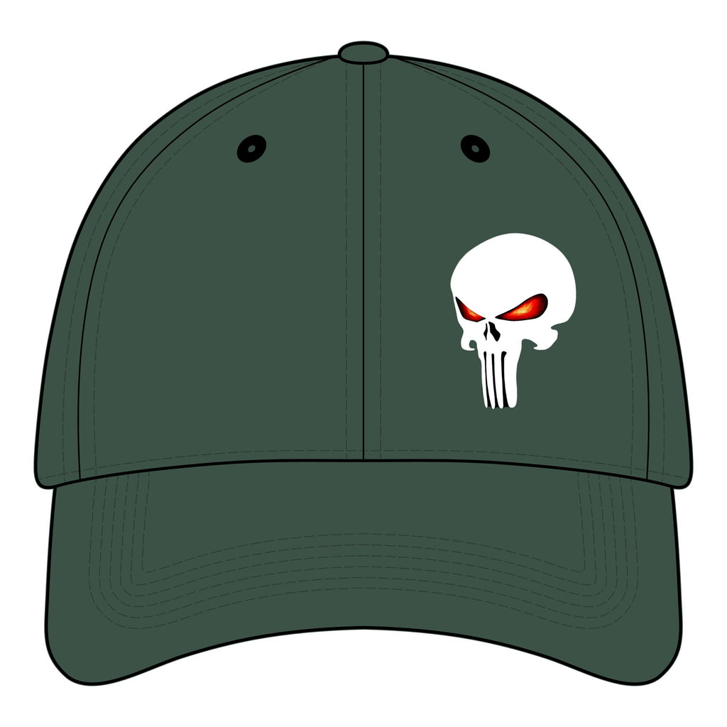 The SCIF Skull "Solid White" Embroidered Strapback