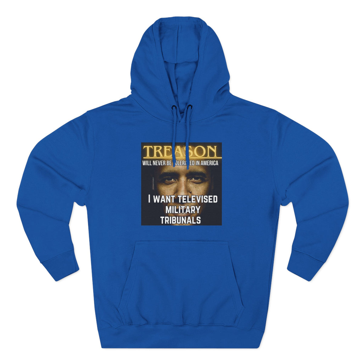The SCIF "Treason" Televised Military Tribunals Graphic Hoodie