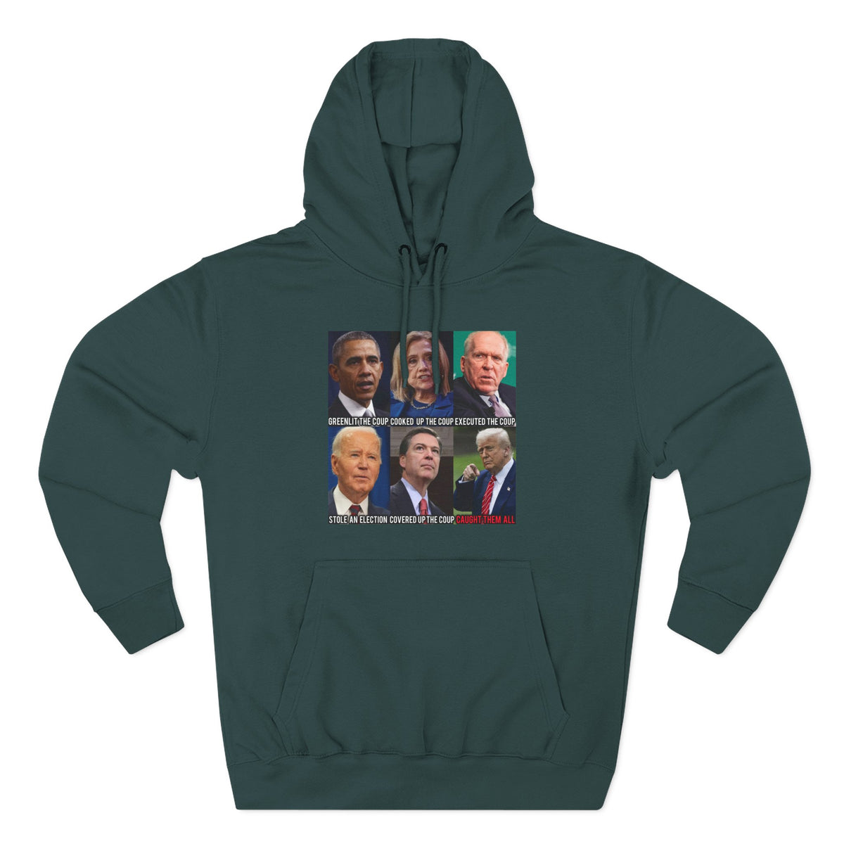The SCIF Political Figures "Caught Them All" Fleece Hoodie