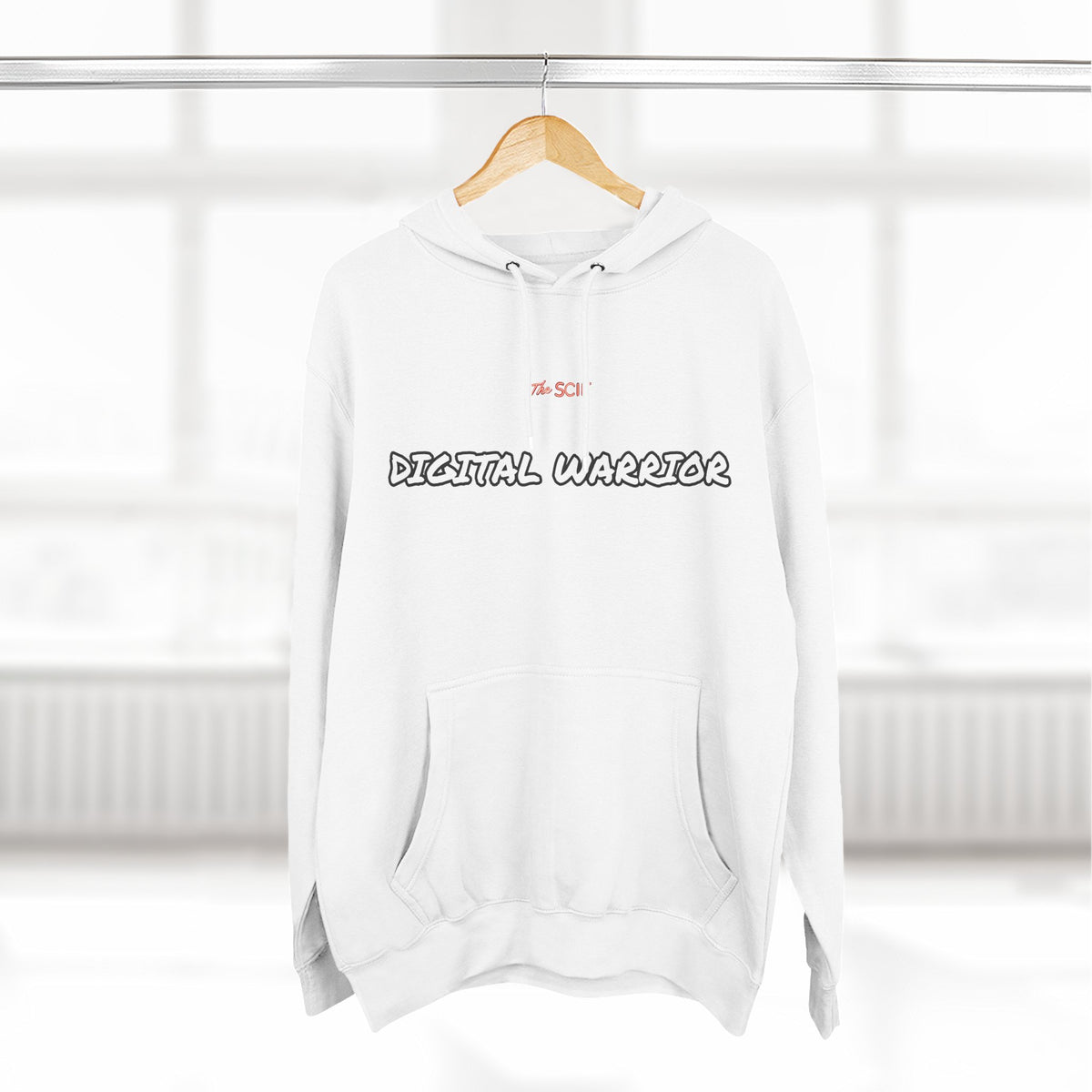 The SCIF "Digital Warrior" Hoodie with "Truth Is The Most Effective Weapon" Back Quote