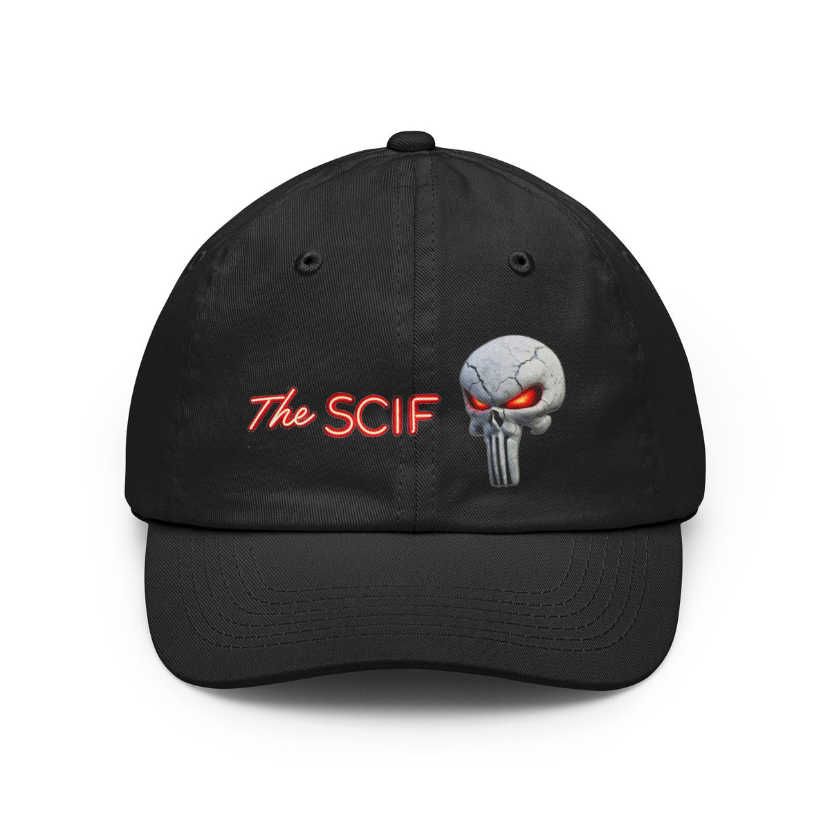 The SCIF Skull Strapback hat
