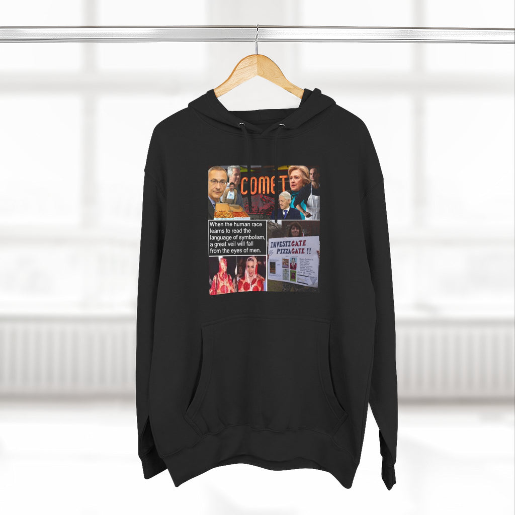 The SCIF "Pizzagate Collage" Fleece hoodie