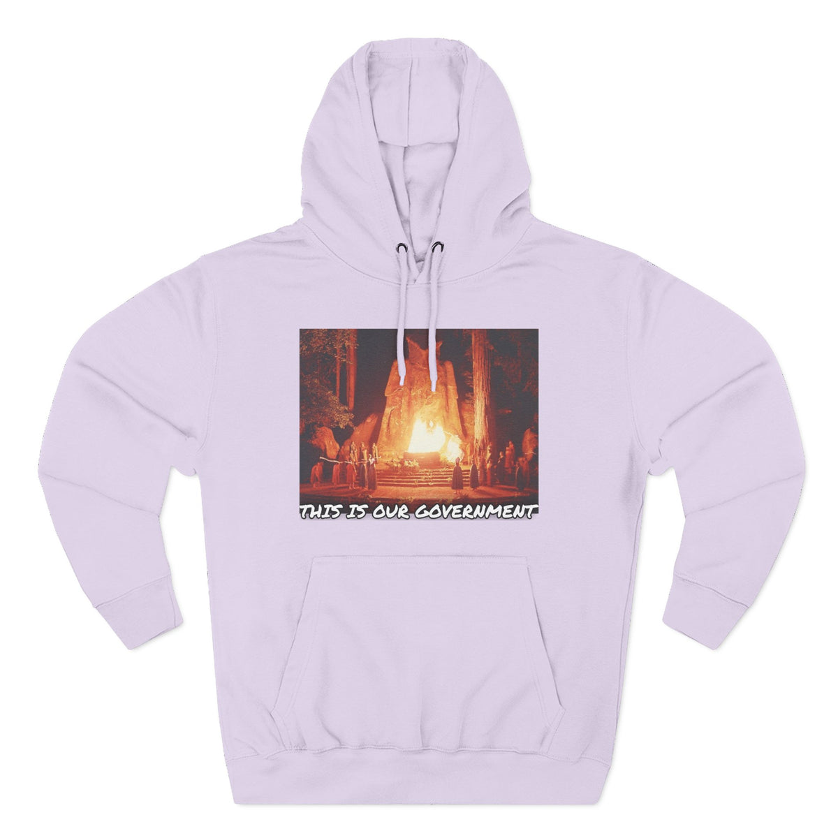The SCIF Moloch Bohemian Grove "This Is Our Government," Hoodie, Back Quote "Truth Is the Most Effective Weapon..."