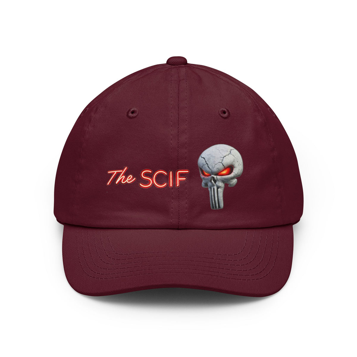 The SCIF Skull Strapback hat