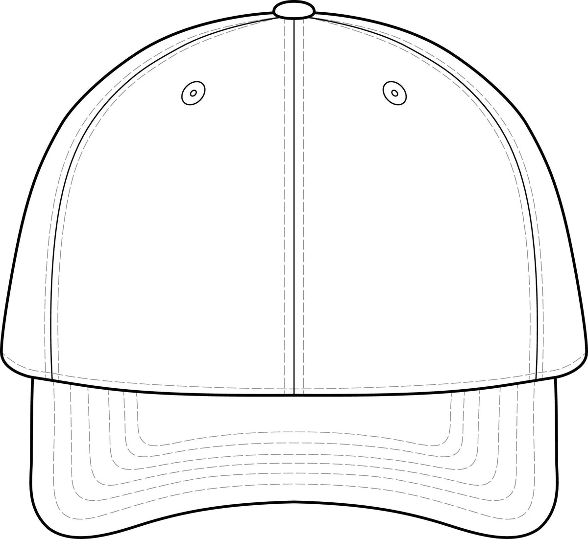 The SCIF Skull "Solid White" Graphic strapback