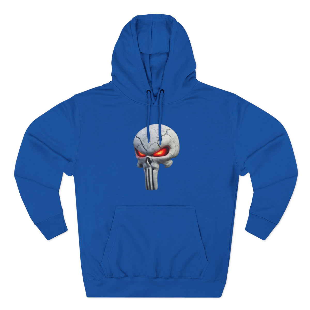 The SCIF Skull Hoodie with Red Glowing Eyes